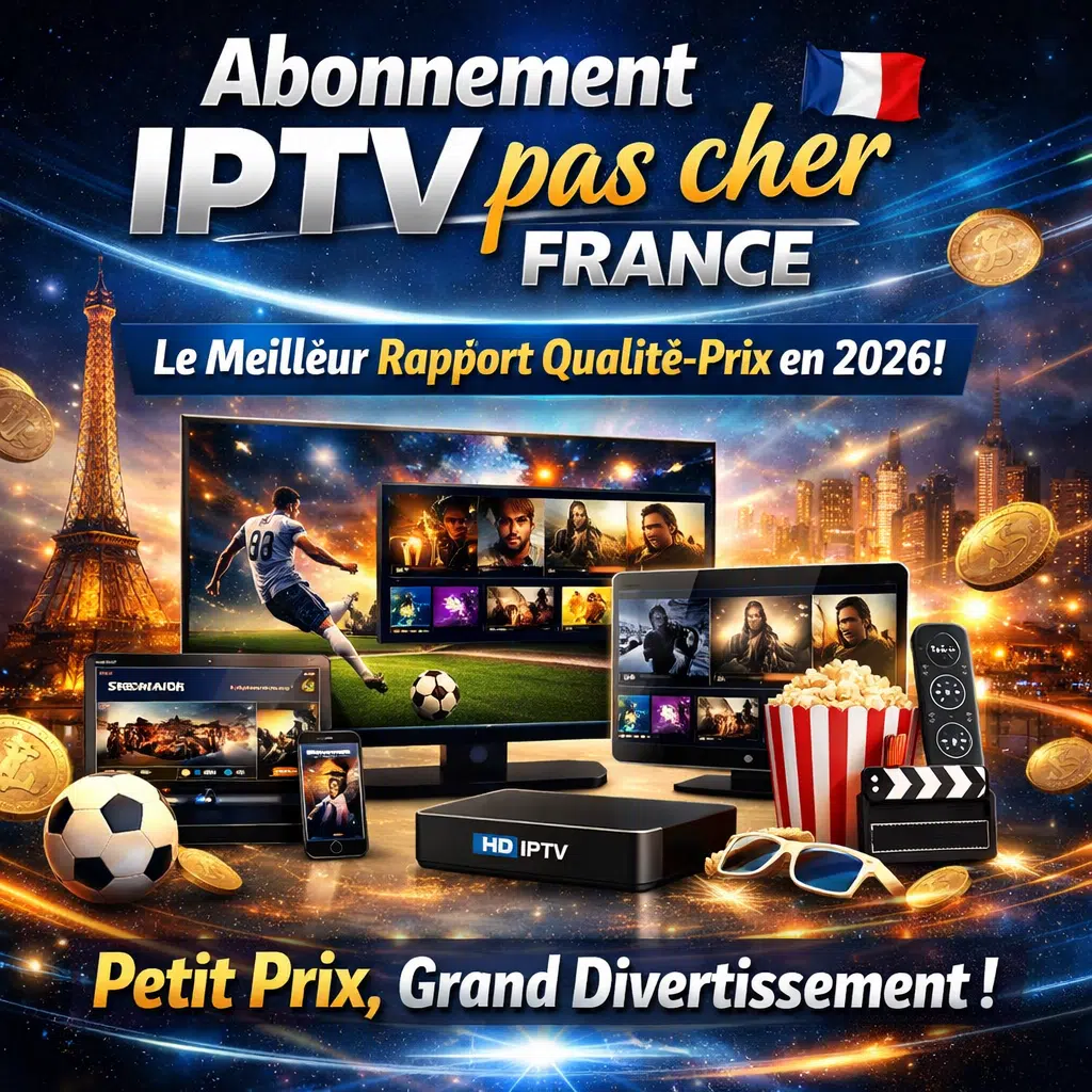 Abonnement IPTV pas cher France Le meilleur rapport qualité-prix en 2026